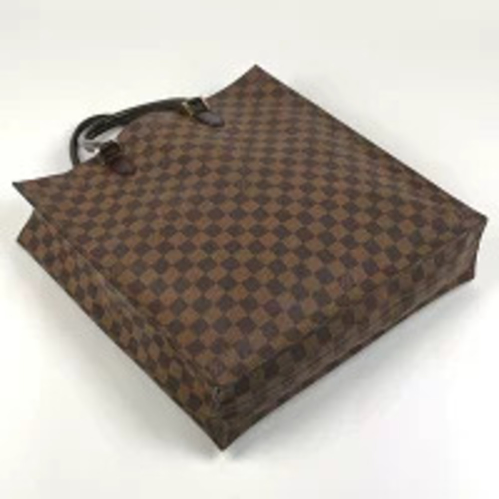 Louis Vuitton Tote Damier Sac Bag Handbag Plat Brown